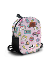 90s Pattern Preschool Backpack – Medium Size Kids Backpack for Ages 3–5, Daycare Bag