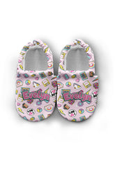 Make It Yours – Personalized 90s Pattern Booties for Babies | Non-Slip, Cotton, Unisex