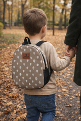 Brown Arrow Pattern Preschool Backpack – Medium Size Kids Backpack for Ages 3–5, Daycare Bag
