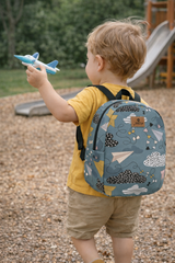 Kite Pattern Toddler Backpack – Small Size Kids Backpack for Ages 1–3, Daycare Bag