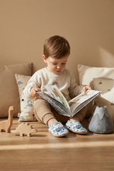 Make It Yours – Personalized Dinosaur Pattern Booties for Babies | Non-Slip, Cotton, Unisex