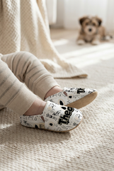 Make It Yours – Personalized Cartoon Pattern Booties for Babies | Non-Slip, Cotton, Unisex