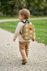 Teddy Bear Pattern Toddler Backpack – Small Size Kids Backpack for Ages 1–3, Daycare Bag
