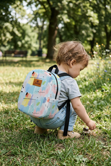 Colorful Pattern Toddler Backpack – Small Size Kids Backpack for Ages 1–3, Daycare Bag