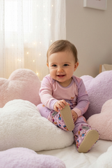 Unicorn Pattern Slippers, Non-Slip Sole, Organic Cotton Lined, Unisex Baby Slippers