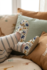 Make It Yours – Personalized Animated Forest Pattern Booties for Babies | Non-Slip, Cotton, Unisex