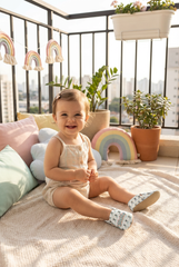 Make It Yours – Personalized Panda Pattern Booties for Babies | Non-Slip, Cotton, Unisex