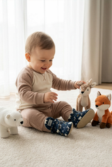 Winter Animals Baby Booties – Cozy & Non-Slip Slippers for Cold Days