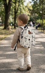 Cartoon Pattern Toddler Backpack – Small Size Kids Backpack for Ages 1–3, Daycare Bag