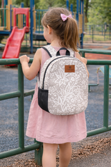 Lace Pattern Preschool Backpack – Medium Size Kids Backpack for Ages 3–5, Daycare Bag