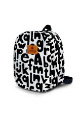 Alphabet Pattern Toddler Backpack – Small Size Kids Backpack for Ages 1–3, Daycare Bag