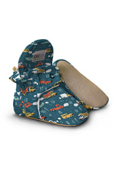 Cars Baby Booties β Fun & Colorful Non-Slip Cotton Slippers for Little Drivers