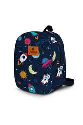 Astronaut Pattern Toddler Backpack – Small Size Kids Backpack for Ages 1–3, Daycare Bag