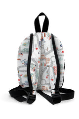 Big Adventure in Traffic Pattern Preschool Backpack – Medium Size Kids Backpack for Ages 3–5, Daycare Bag