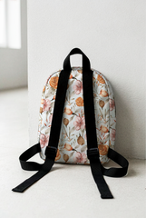 Bohemian Floral Pattern Personalized Toddler Backpack – Small Size Kids Backpack for Ages 1–3, Daycare Bag