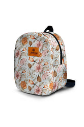 Bohemian Floral Pattern Toddler Backpack – Small Size Kids Backpack for Ages 1–3, Daycare Bag