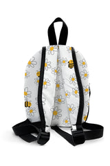 Daisy Pattern Personalized Backpack – Medium Size Kids Backpack for Ages 3–6, Daycare Bag