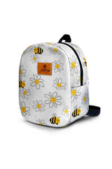 Daisy Pattern Toddler Backpack – Small Size Kids Backpack for Ages 1–3, Daycare Bag