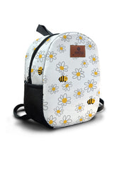 Daisy Pattern Preschool Backpack – Medium Size Kids Backpack for Ages 3–5, Daycare Bag