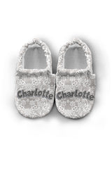Make It Yours – Personalized Lace Pattern Booties for Babies | Non-Slip, Cotton, Unisex