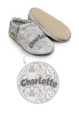 Make It Yours – Personalized Lace Pattern Booties for Babies | Non-Slip, Cotton, Unisex