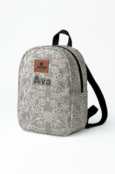 Lace Pattern Personalized Toddler Backpack – Small Size Kids Backpack for Ages 1–3, Daycare Bag
