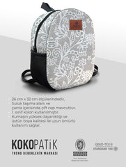 Lace Pattern Preschool Backpack – Medium Size Kids Backpack for Ages 3–5, Daycare Bag