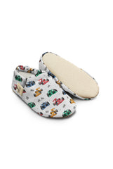 Kokopatik Organic Cotton Baby Booties – Non-Slip Sole, Newborn Booties, Home & Nursery Shoes, Formula Pattern
