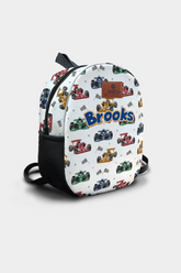 Formula Pattern Personalized Backpack – Medium Size Kids Backpack for Ages 3–6, Daycare Bag