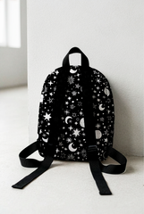 Night Pattern Personalized Toddler Backpack – Small Size Kids Backpack for Ages 1–3, Daycare Bag