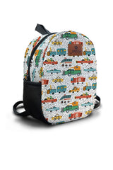 Migrating Animals Pattern Preschool Backpack – Medium Size Kids Backpack for Ages 3–5, Daycare Bag