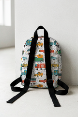 Migrating Animals Pattern Personalized Toddler Backpack – Small Size Kids Backpack for Ages 1–3, Daycare Bag