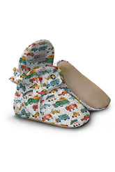 Migrating Animals Baby Booties β Nature-Inspired Organic Design