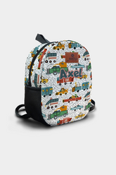 Migrating Animals Pattern Personalized Backpack – Medium Size Kids Backpack for Ages 3–6, Daycare Bag