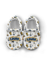 Make It Yours – Personalized Glasses Dog Pattern Booties for Babies | Non-Slip, Organic Cotton, Home & Nursery Use (Kopya)