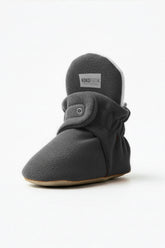 Gray Fleece Baby Booties β Soft, Non-Slip Indoor Slippers for Babies