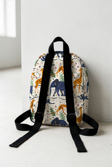 Animated Forest Pattern Personalized Toddler Backpack – Small Size Kids Backpack for Ages 1–3, Daycare Bag