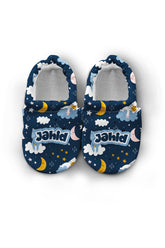 Make It Yours – Personalized Good Night Booties for Babies | Non-Slip, Organic Cotton, First Step Shoes