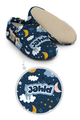 Make It Yours – Personalized Good Night Booties for Babies | Non-Slip, Organic Cotton, First Step Shoes