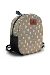 Brown Arrow Pattern Preschool Backpack – Medium Size Kids Backpack for Ages 3–5, Daycare Bag