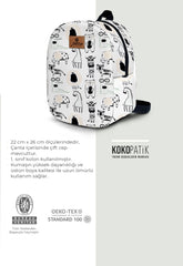 Cartoon Pattern Toddler Backpack – Small Size Kids Backpack for Ages 1–3, Daycare Bag