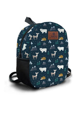 Winter Animals Pattern Preschool Backpack – Medium Size Kids Backpack for Ages 3–5, Daycare Bag