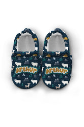 Make It Yours – Personalized Winter Animals Booties for Babies | Non-Slip, Organic Cotton, First Step Shoes