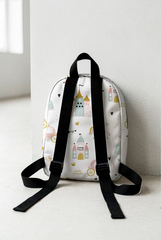 Little Princess Pattern Personalized Toddler Backpack – Small Size Kids Backpack for Ages 1–3, Daycare Bag