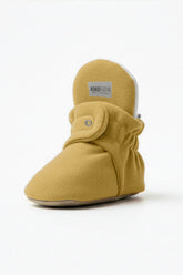 Cream Fleece Baby Booties β Soft, Non-Slip Indoor Slippers for Babies