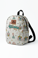 Little Princess Pattern Personalized Toddler Backpack – Small Size Kids Backpack for Ages 1–3, Daycare Bag