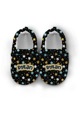 Make It Yours – Personalized Comet Pattern Booties for Babies | Non-Slip, Organic Cotton, First Step Shoes