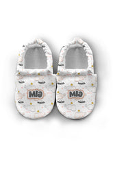 Make It Yours – Personalized Little Elephant Booties for Babies | Non-Slip, Organic Cotton, First Step Shoes