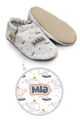 Make It Yours – Personalized Little Elephant Booties for Babies | Non-Slip, Organic Cotton, First Step Shoes