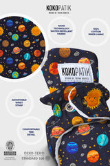 Happy Space Baby Booties – Colorful Galaxy Theme for Toddlers